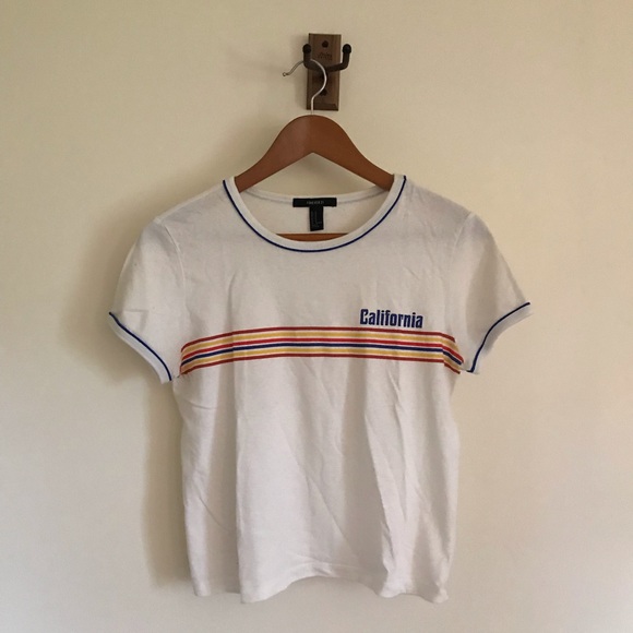 Striped California ringer tee - Picture 1 of 3